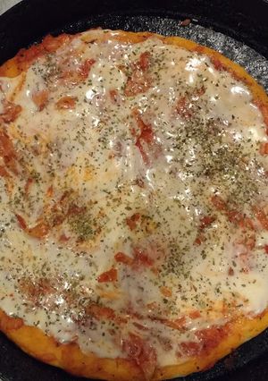 Una foto de Pizza casera