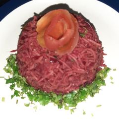 A picture of Beetroot Pulao.