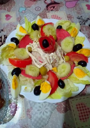 صورة لوصفة سلاطة رمضان خفيفه ضريفا ههه