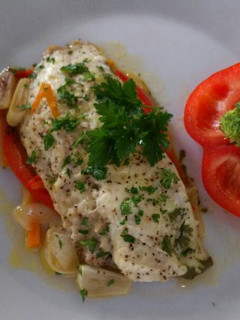Una foto de Pescado al papillote