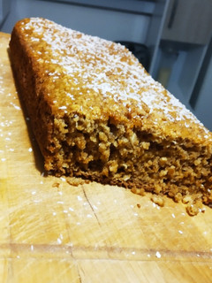 Una foto de Budín de avena y banana