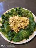 Chinese lettuce with Beancurd Sheets