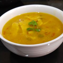 Rajasthani Dal Dhokli A picture of Rajasthani Dal Dhokli.