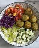 Falafel bowl en freidora de aire