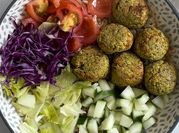 Una foto de falafel dieta