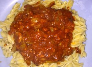 Foto resep Fusilli saos bolognese