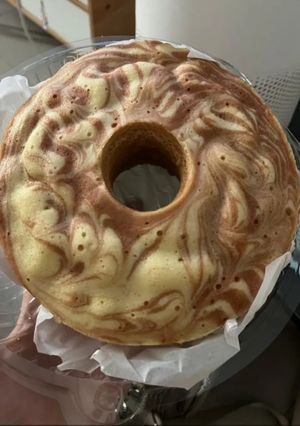 Foto resep Bolu marbel / bolu zebra