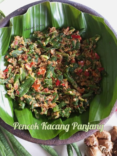 Foto resep Pencok Kacang Panjang