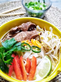 Foto resep Vietnames Beef noodles Pho / sup daging ala Vietnam