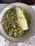 Arroz de calamar y guisantes