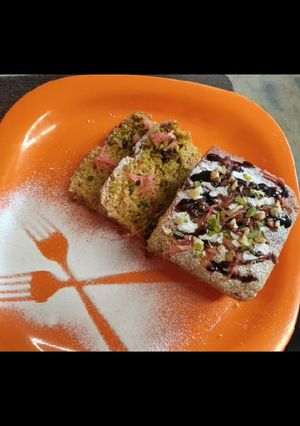 A picture of Whole wheat carrot loaf(Eggless).