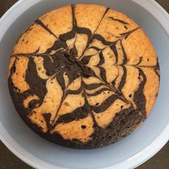 A picture of Vanilla choco cake.
