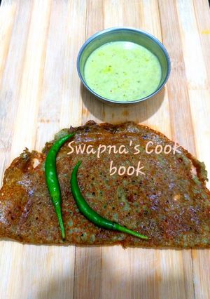 A picture of Moong Daal Dosa.