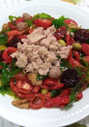 Foto di Insalata di peperoni e rucola