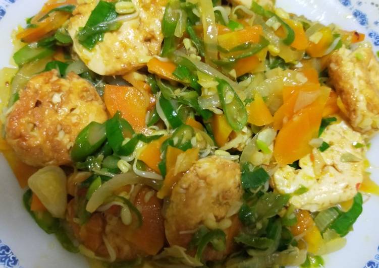 Oseng Tofu Mix Vegetables