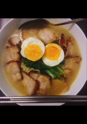 Hình của món Mì xá xíu.