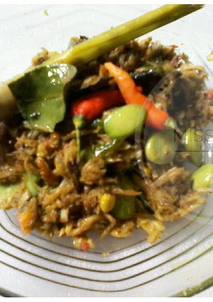 Foto resep 22. Tongkol suwir pete pedas