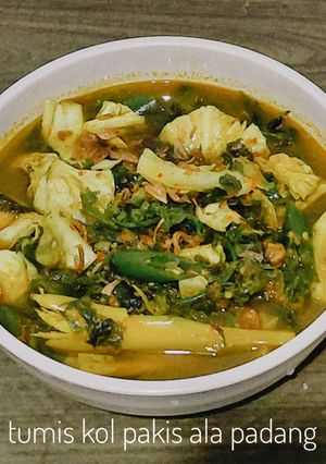 Foto resep Tumis Kol Pakis Ala Padang