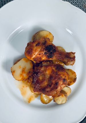 Zöldségses csirkecomb recept fotója