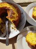 Bolo de Laranja com Mirtilos