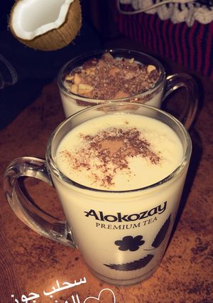 صورة لوصفة سحلب جوز الهند 🥛