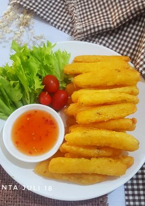 Foto resep Stik Kentang keju goreng