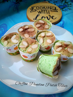 Foto resep Chiffon Pandan Putih Telur