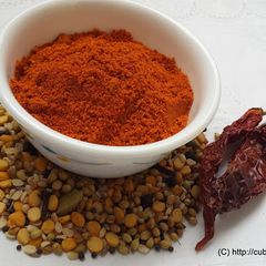 A picture of Home Made Sambar Masala.