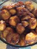 Dulce de plátano topocho