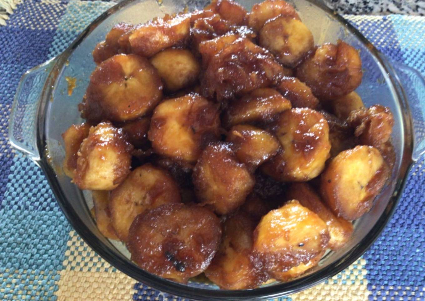 Dulce de plátano topocho