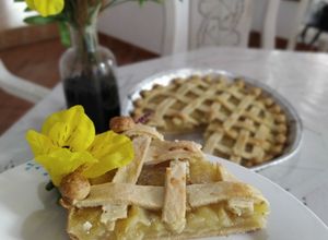 Una foto de Tarta de Piña y Manzana