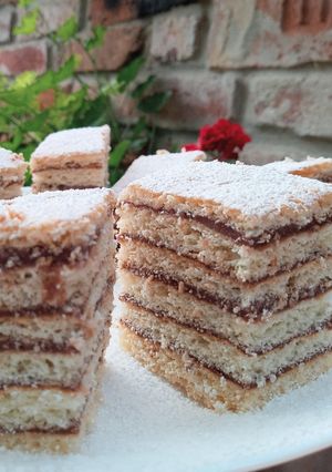 HATLAPOS KRÉMES 🍯🍫/ csokoládé pudingos süti/gyors, egyszerű recept fotója