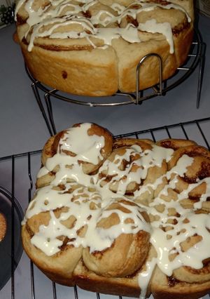 A picture of Cinnamon rolls.