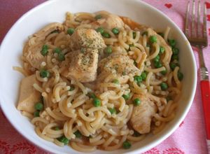Foto principal de Pollo guisado con pasta seca