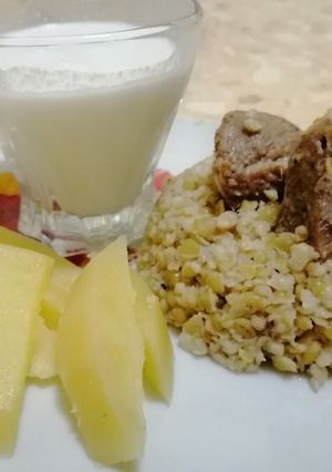 صورة لوصفة فريكه بلحم الجمل