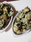 Zeppoline salate agli spinaci