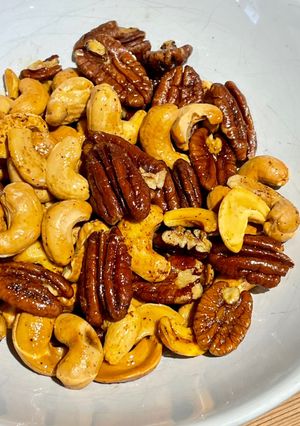 A picture of Salt & Chilli Roasted Nuts 🌶.