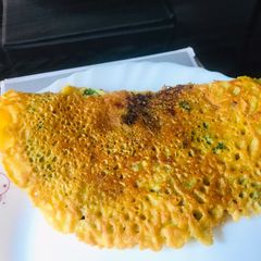 A picture of Besan ka chilla.
