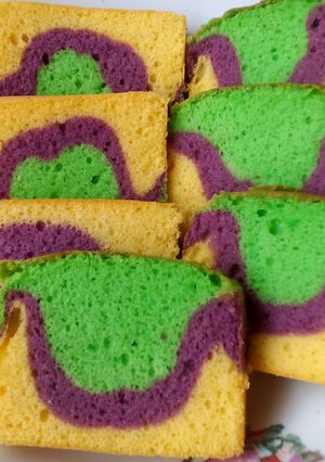Foto resep Bolu 3 warna
