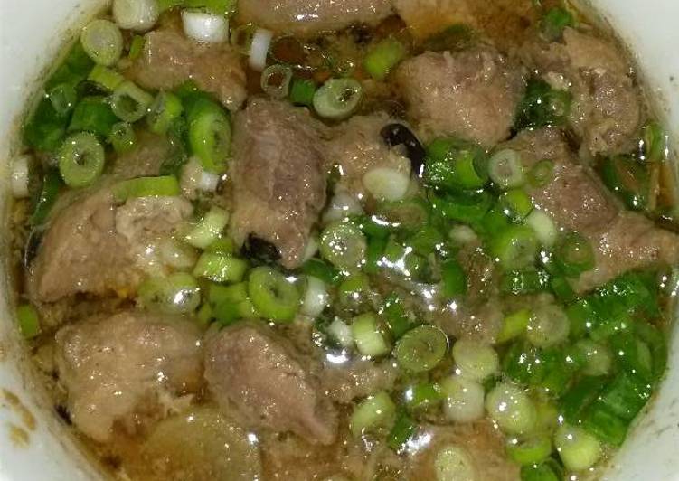 Steamed pork ribs with salted black bean (non halal)