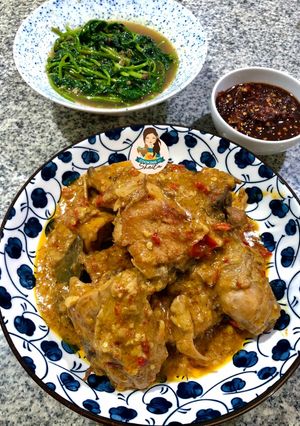 Foto resep Ayam, Tahu & Tempe Bumbu Rujak