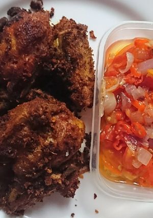 Foto resep Resep Ayam Ungkep Goreng dan Sambel Iris Goreng