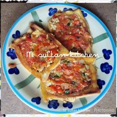 A picture of Vegetables omelet.