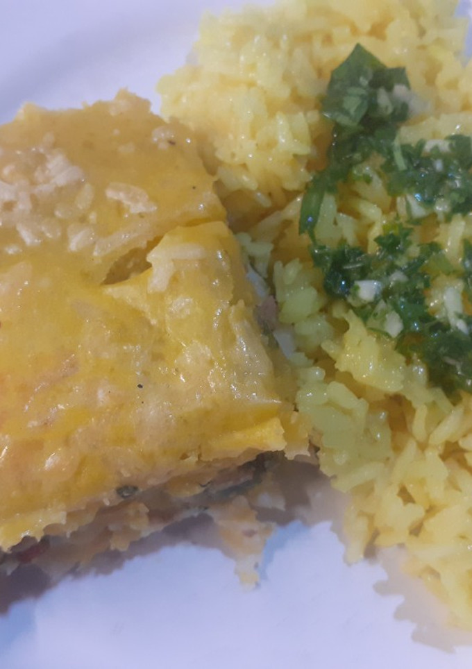 Una foto de Pastel de carne y verduras