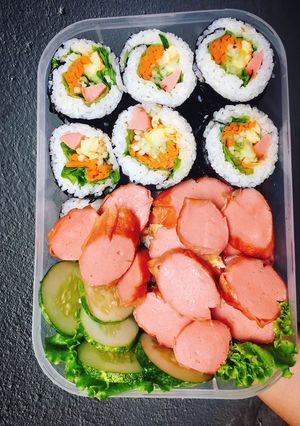 Hình của món Kimbap.