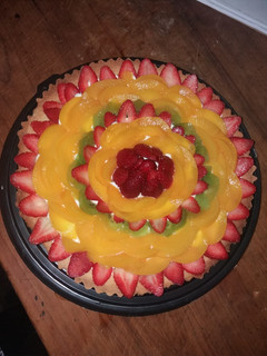 Una foto de Tarta Frutal 🍓🍑🥝