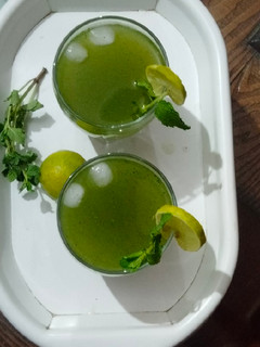 A picture of Mint Sharbat.