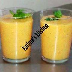 A picture of Mango orange smoothie.