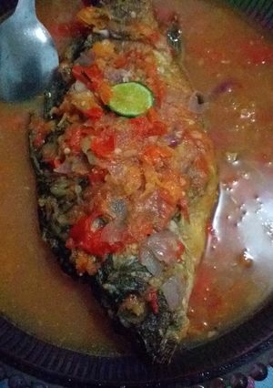 Foto resep Pecak ikan mas