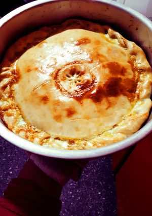 Una foto de Tarta de ACELGA relleno y masa👩🏻🍳
